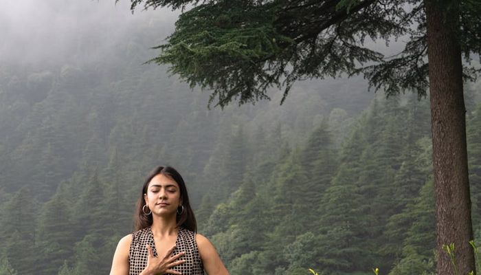 A serene landscape symbolizing well-being and inner peace.